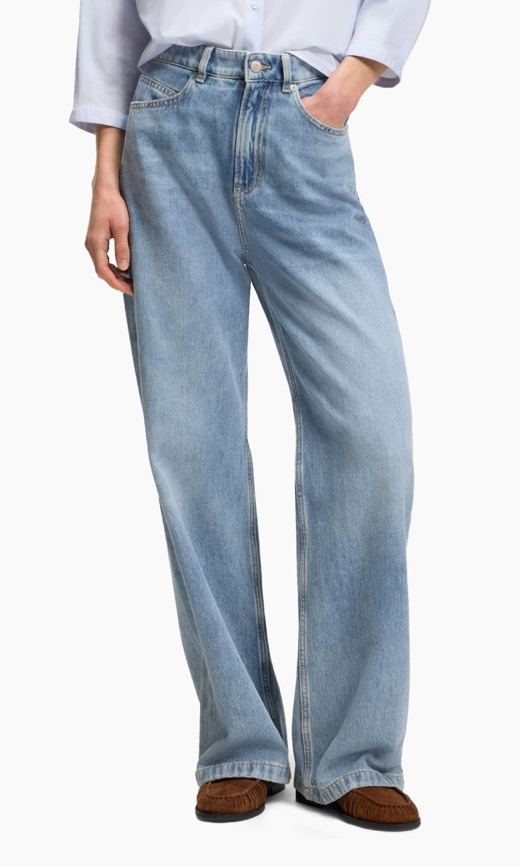 Shop HUGO BOSS regular fit JEANS