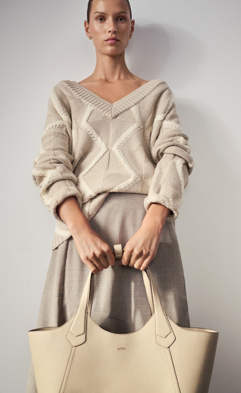 Shop beige knitwear for women