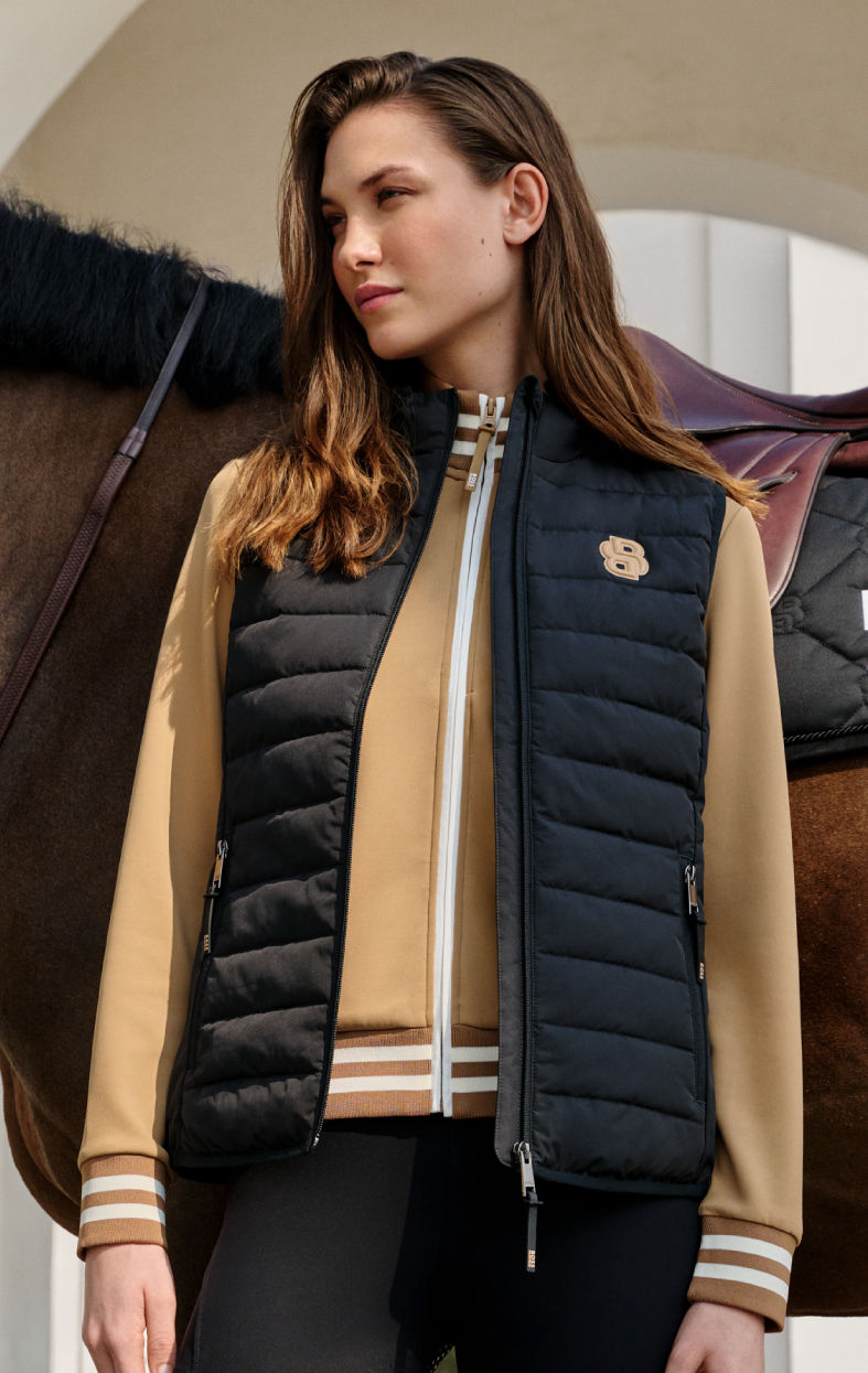 Bekijk de look uit de ruitersportcollectie van BOSS