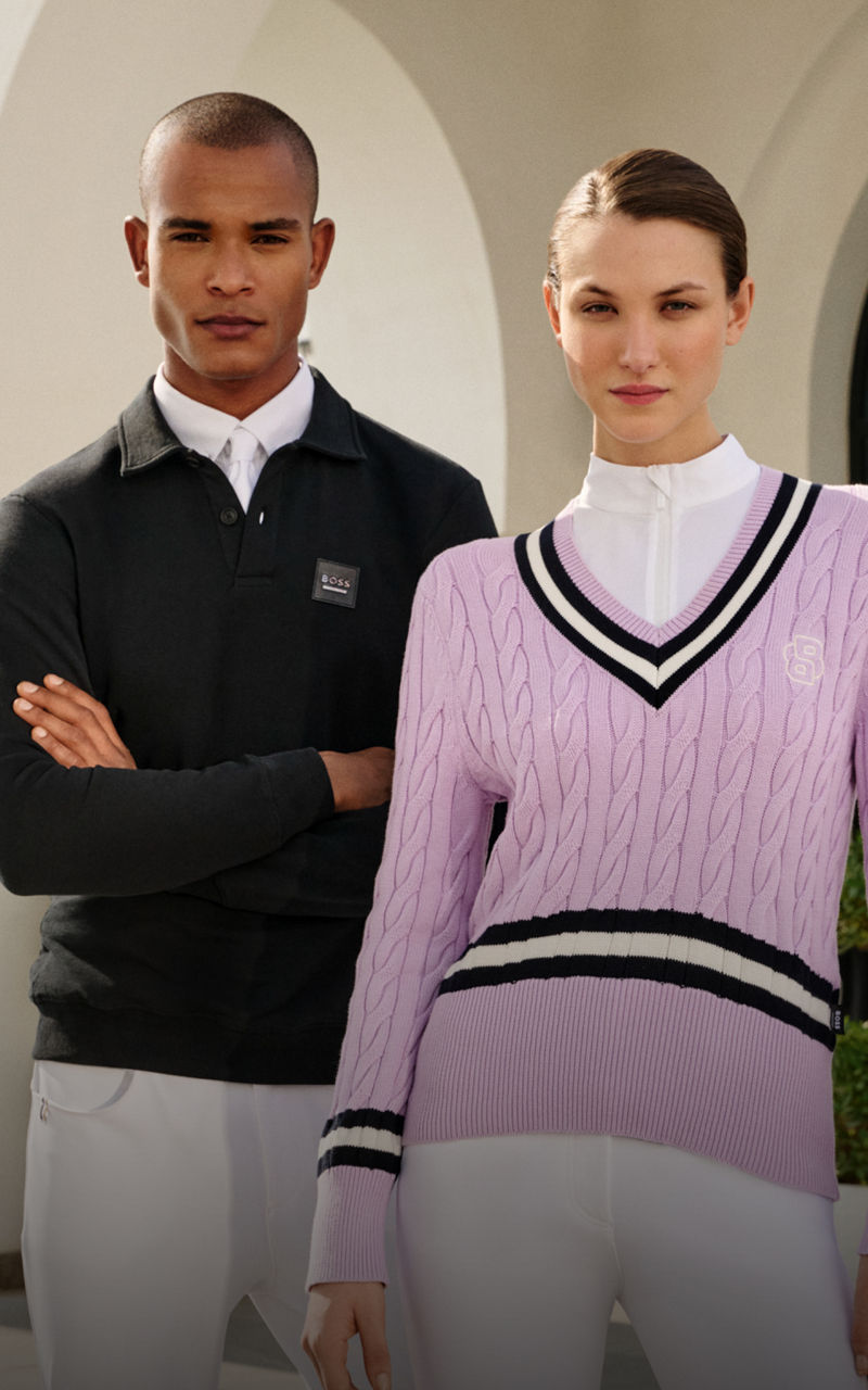 Ruitersportcollectie van BOSS voor dames en heren