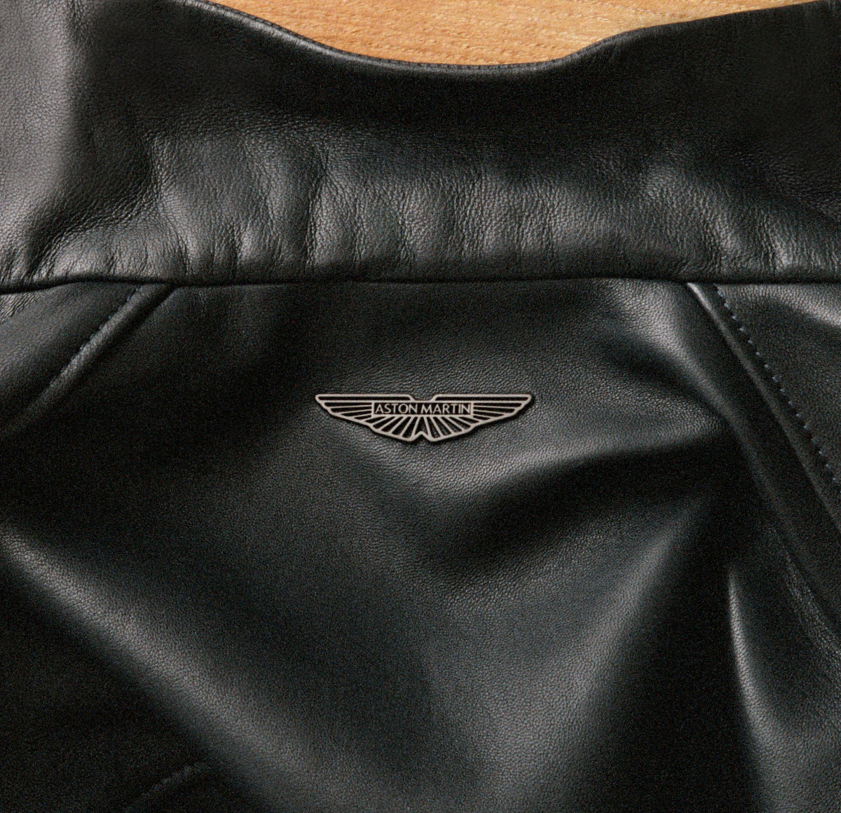 Leather jacket from BOSS x Aston Martin capsule