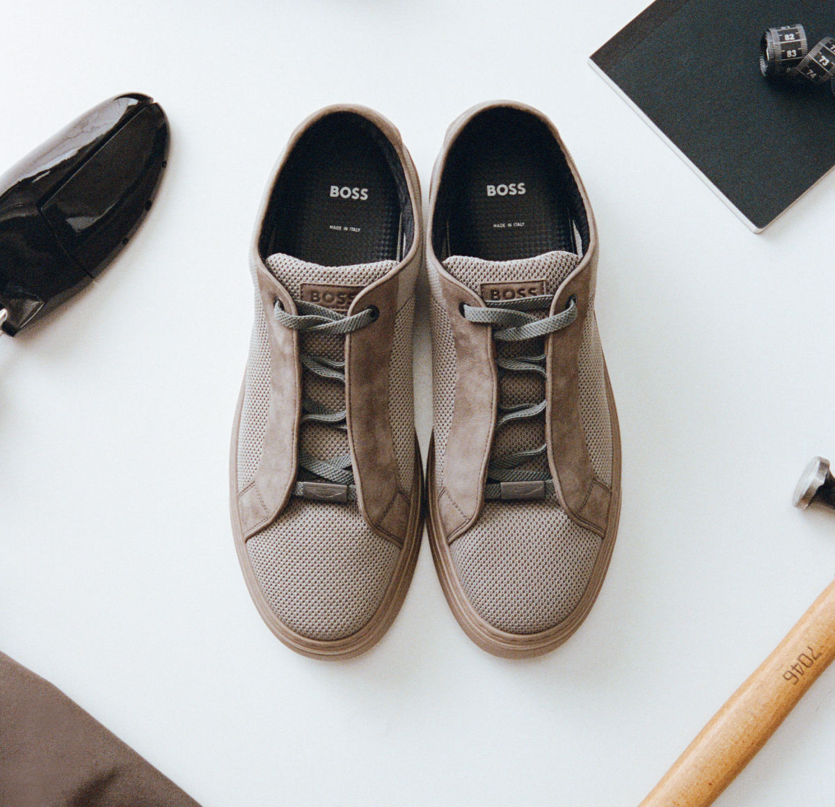 Sneakers from the BOSS x Aston Martin collection