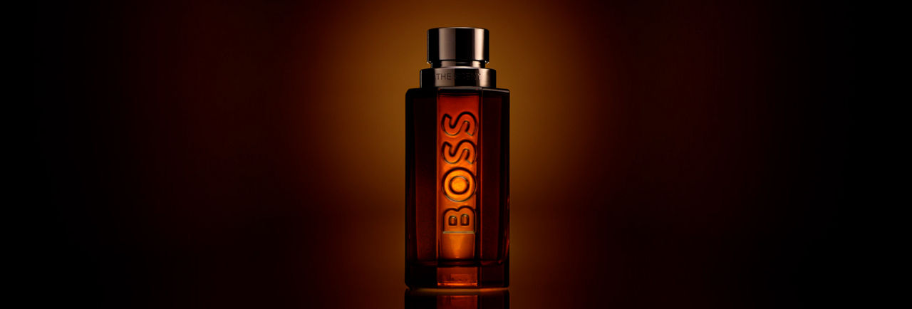 A gif showing ingredients of BOSS perfumes 