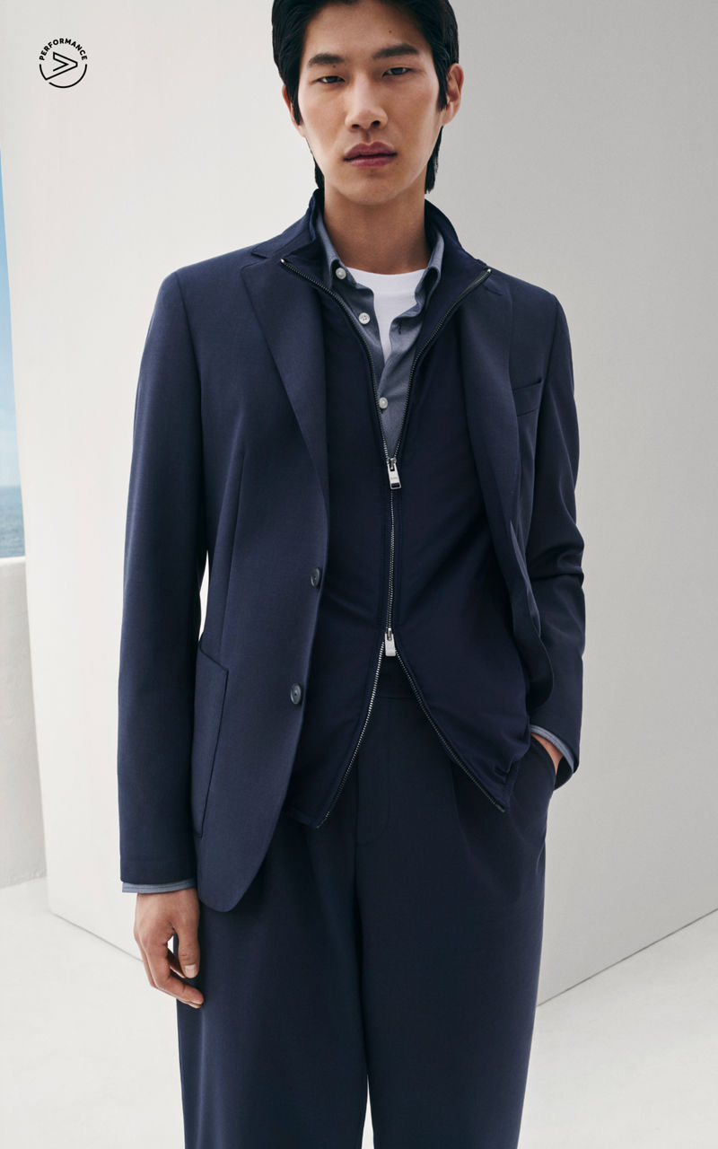 Selection of BOSS Performance suits for men