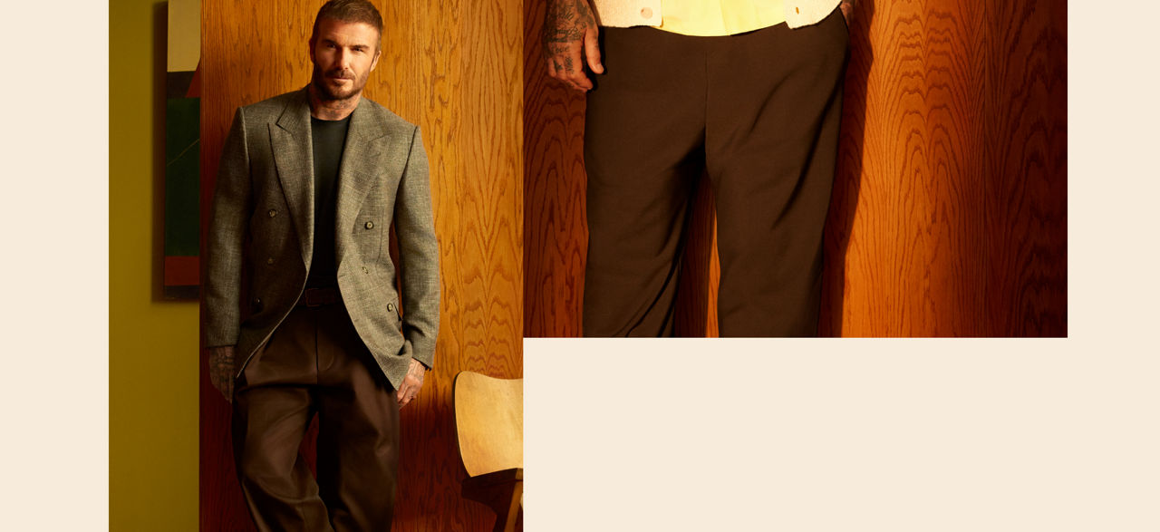 Beckham x BOSS menswear collection