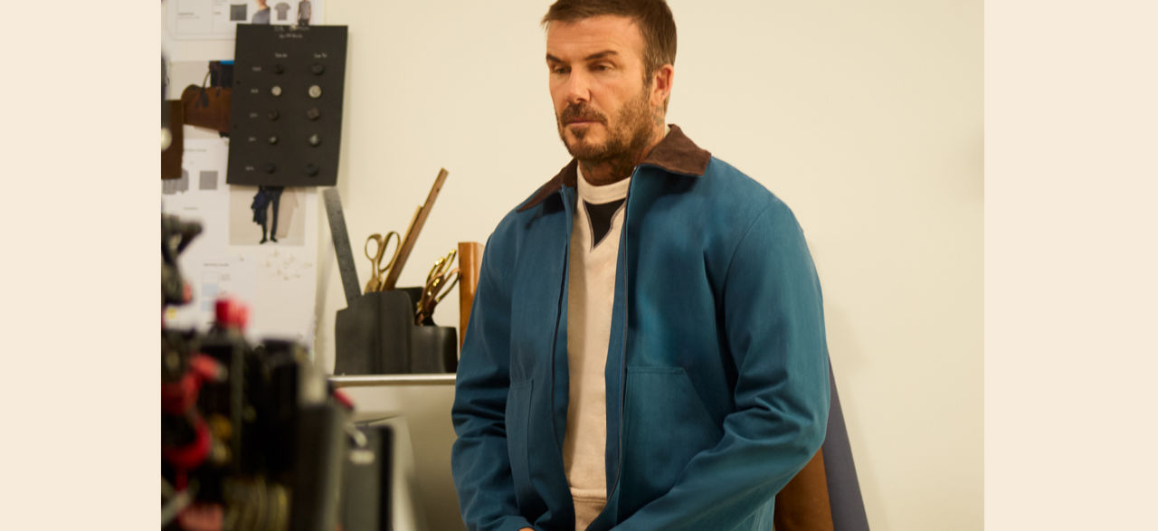 BOSS BY BECKHAM collection shooting behind-the-scenes