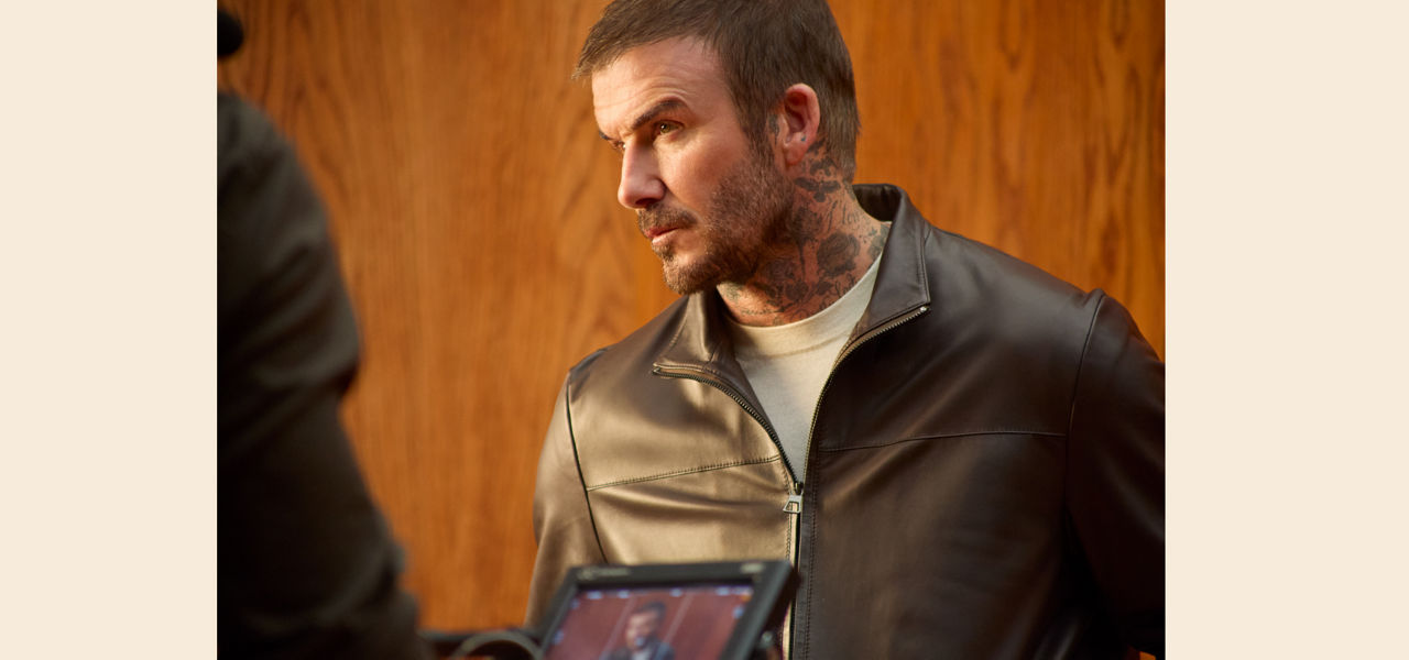 BOSS BY BECKHAM collection shooting behind-the-scenes