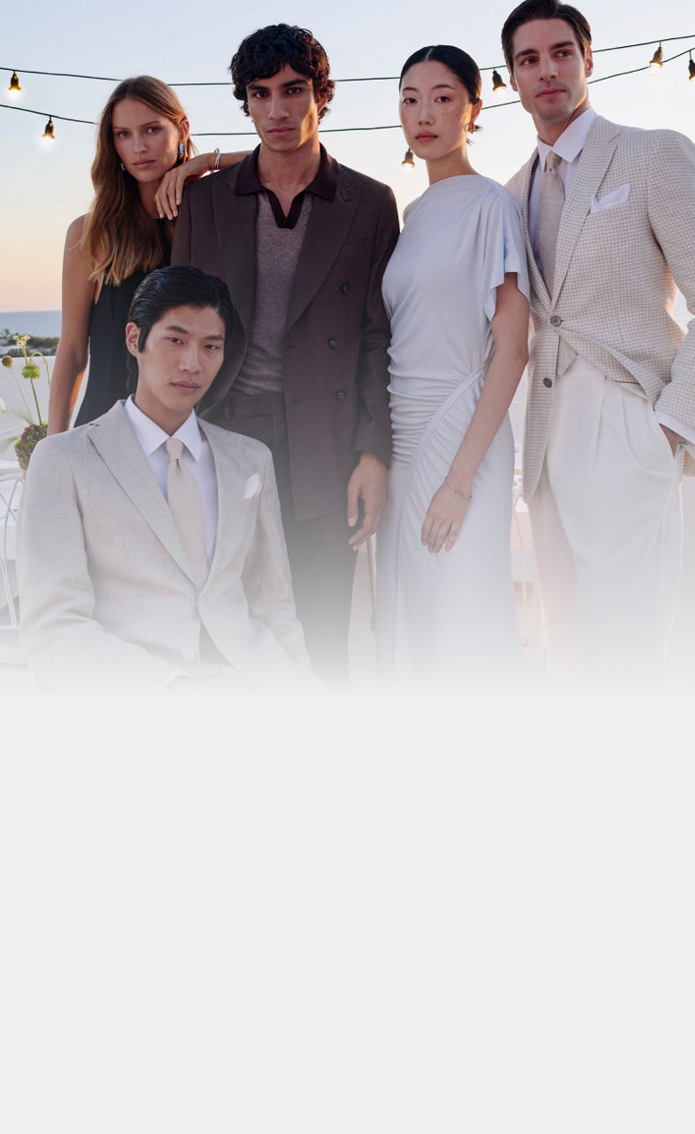 multiple models in occasion wear for member days