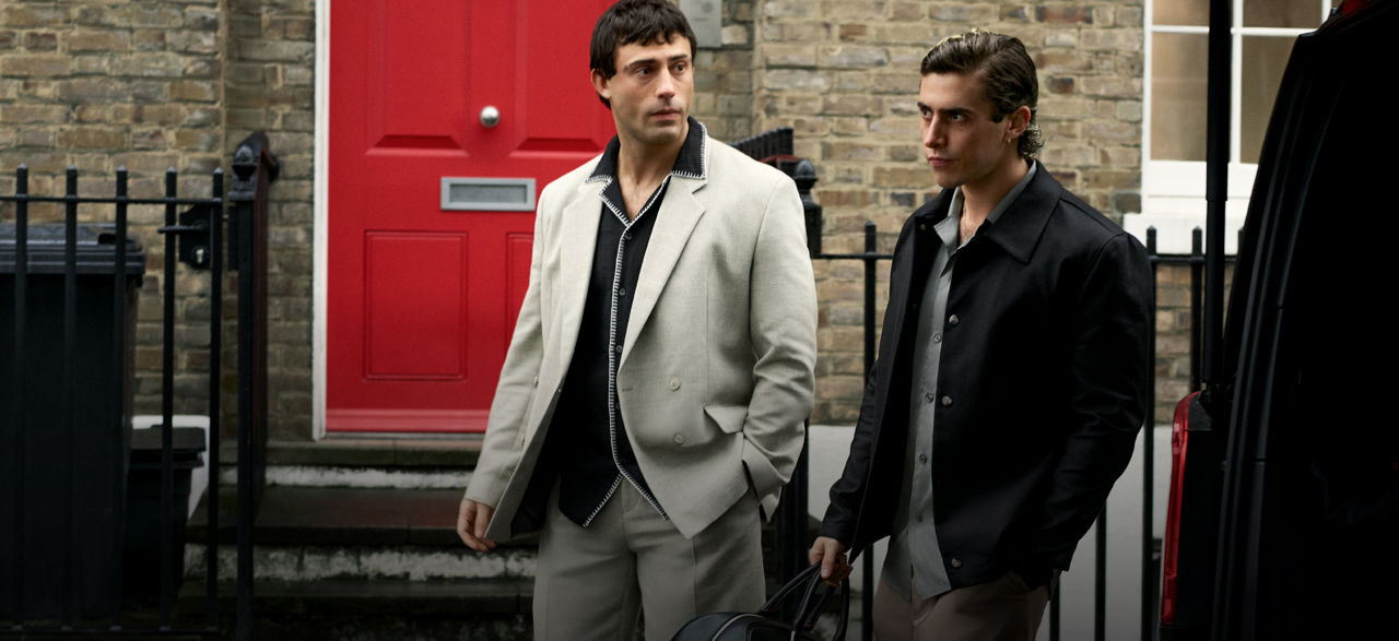 male models wearing suits of the HUGO Global Campaign