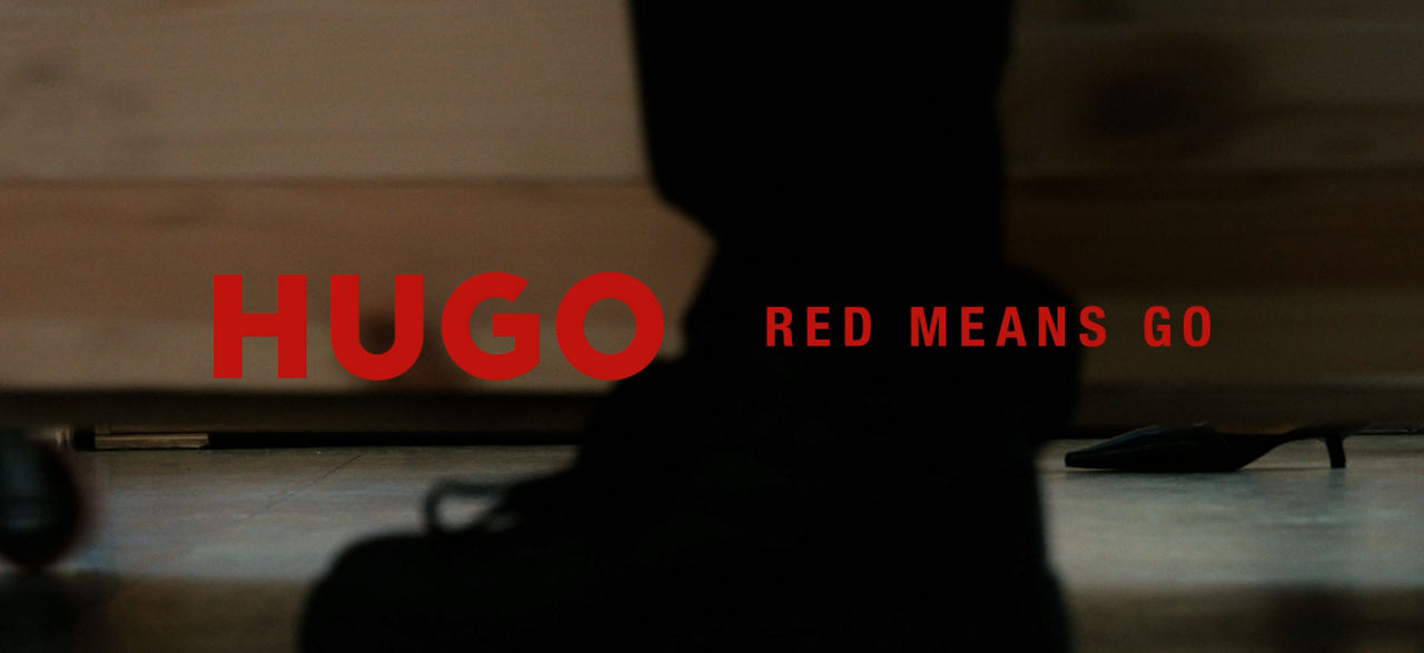 Red Means Go Campaign for Men and Women by HUGO