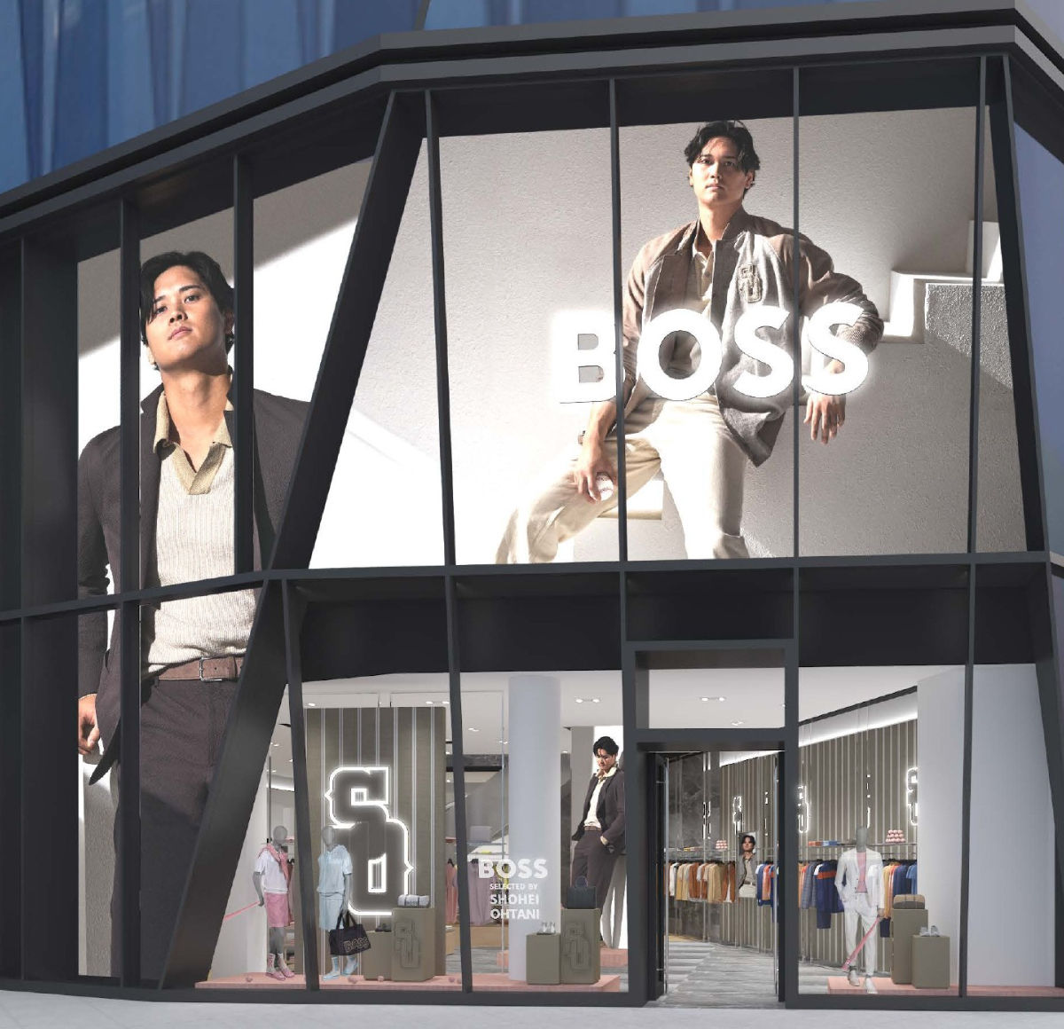 BOSS Selected by Shohei Ohtaniコレクションのポップアップストア