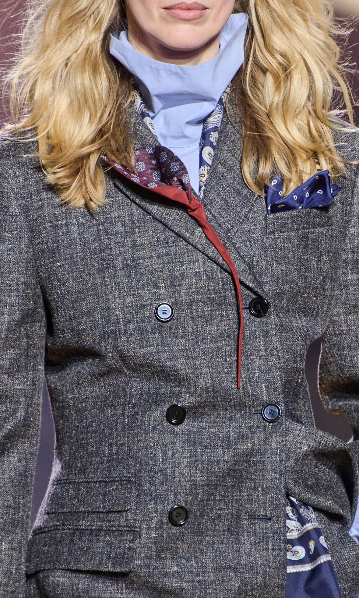 Modello BOSS visto in passerella, in esclusiva per la community