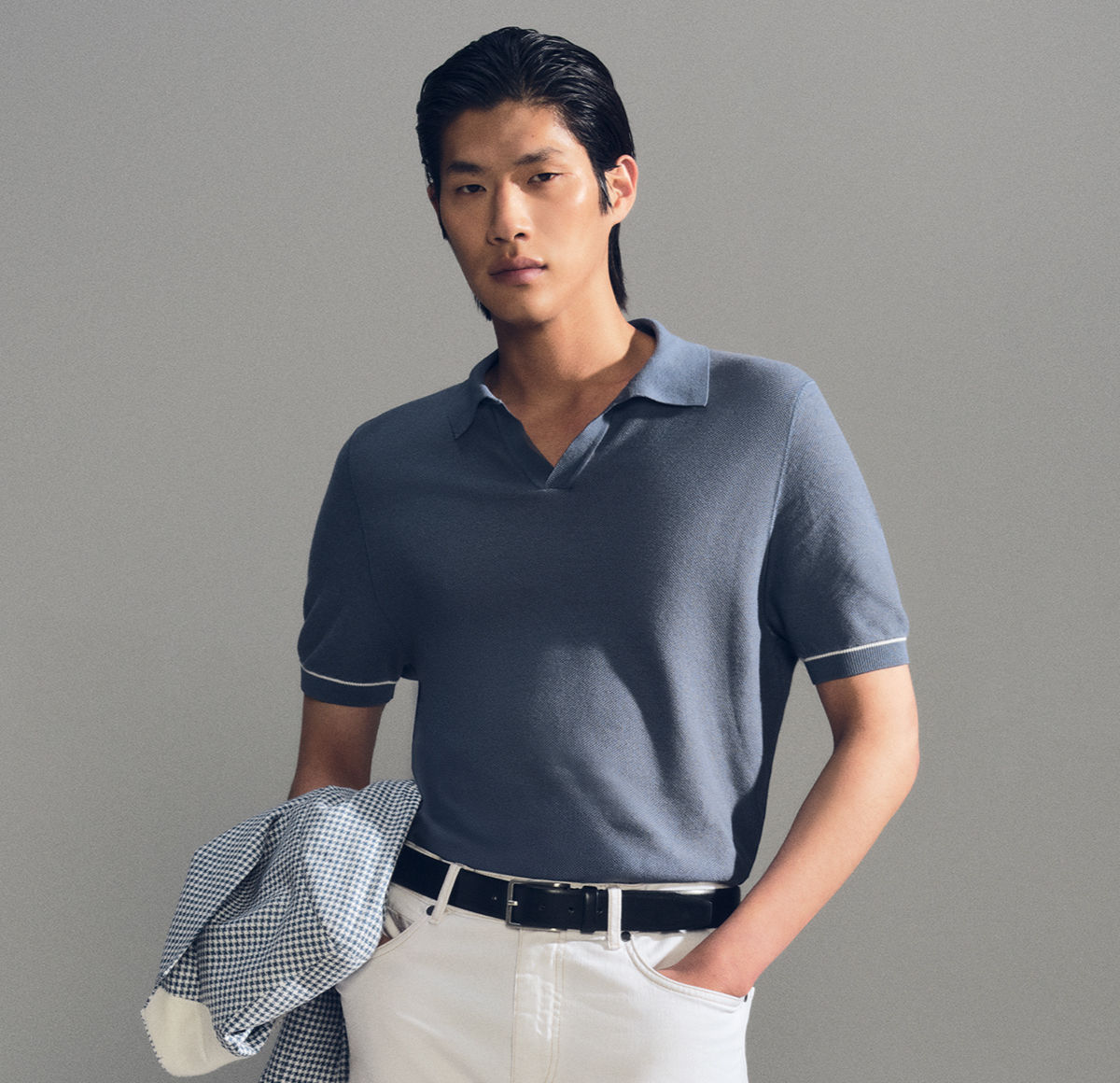 BOSS Blackのメンズ向けフォーマルなポロシャツ