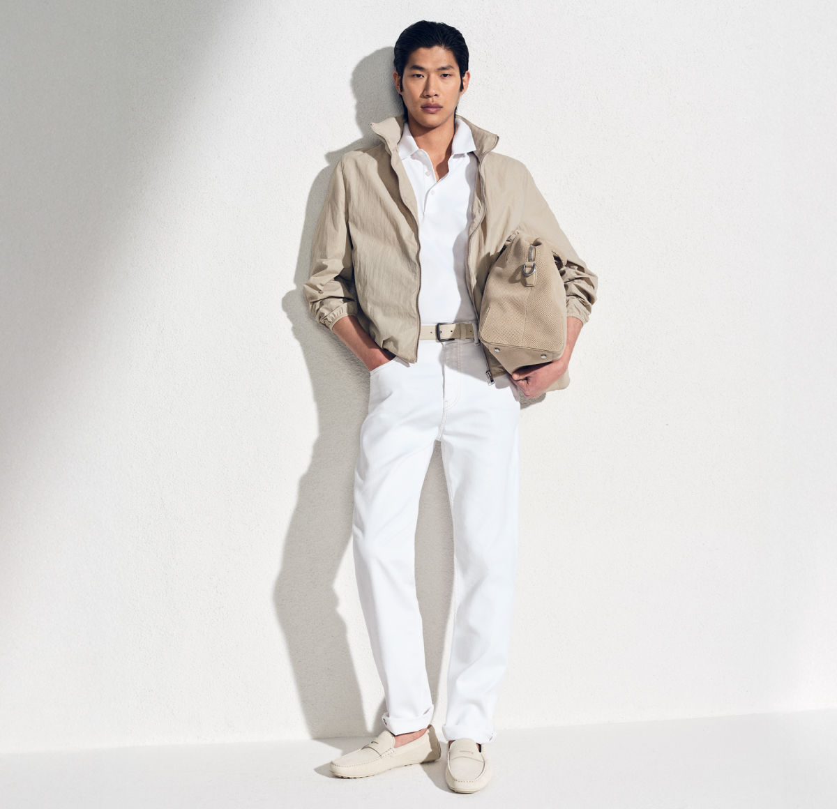 two outfits out off the new formal collection by boss