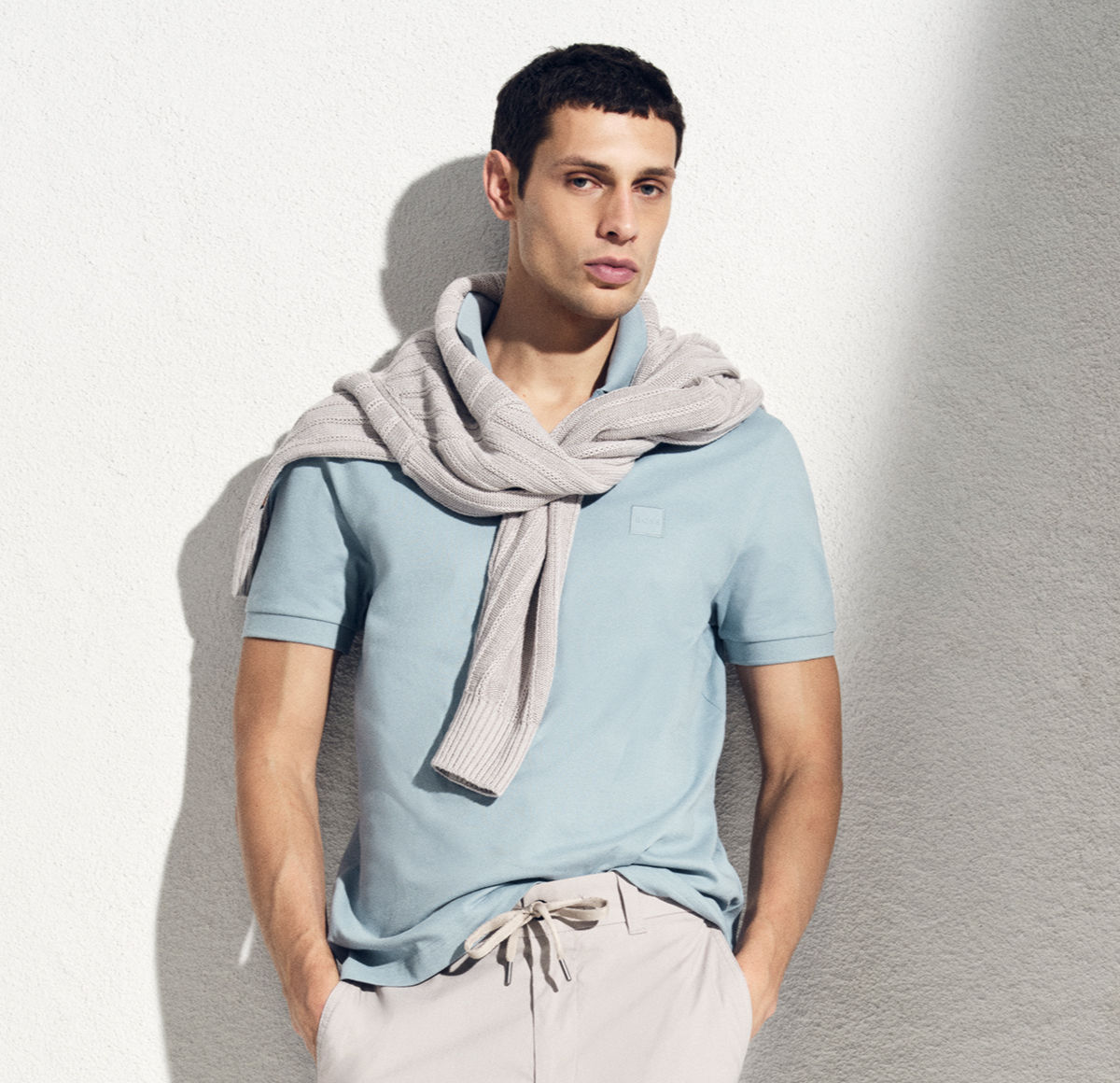 two outfits out off the everyday casual collection by boss