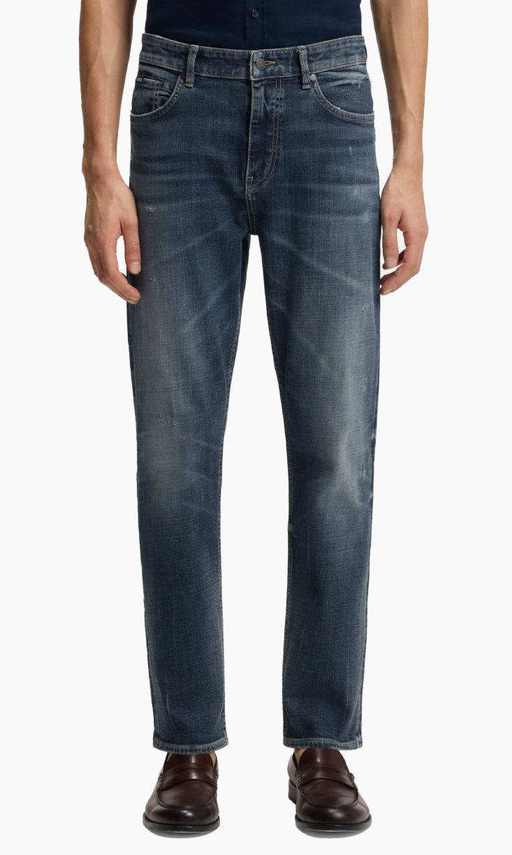 Shop HUGO BOSS regular fit JEANS