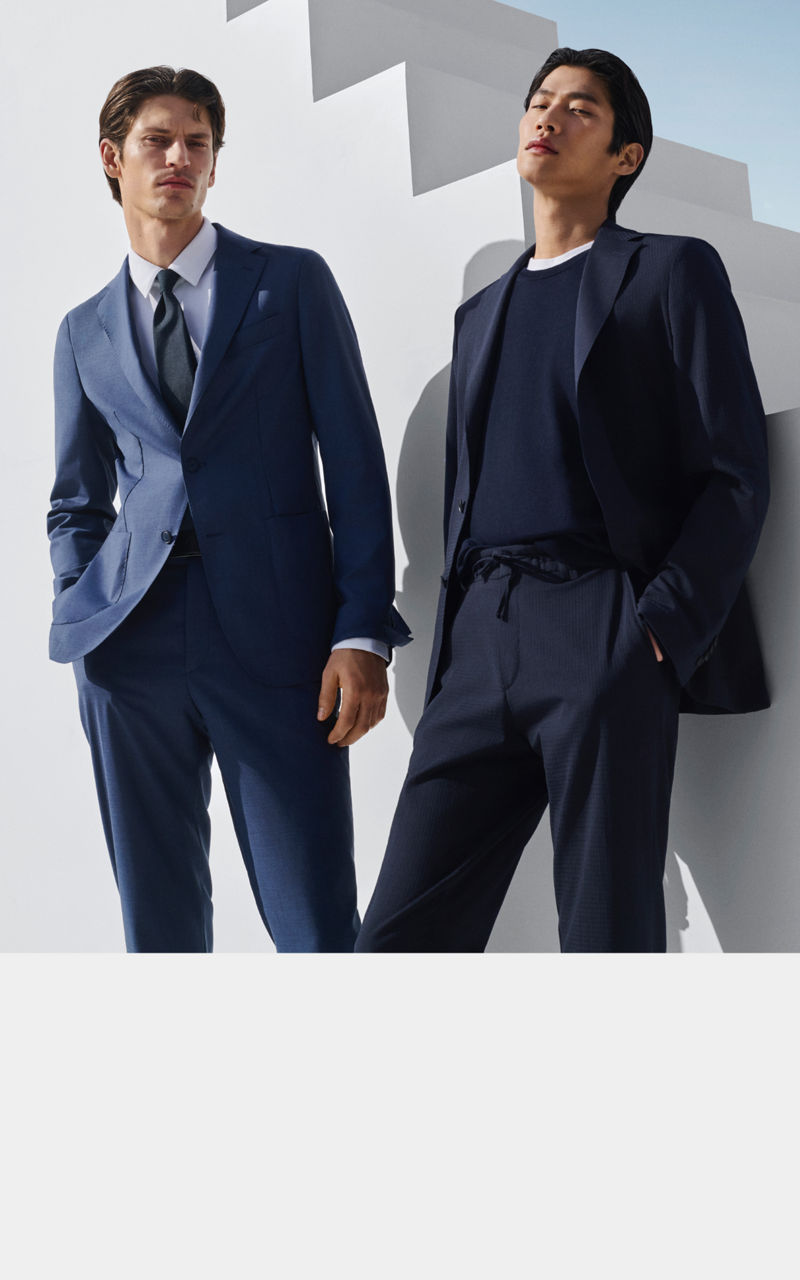 Selection of BOSS Performance suits for men