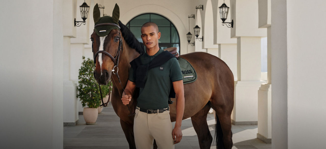 Ruitersportcollectie van BOSS voor heren