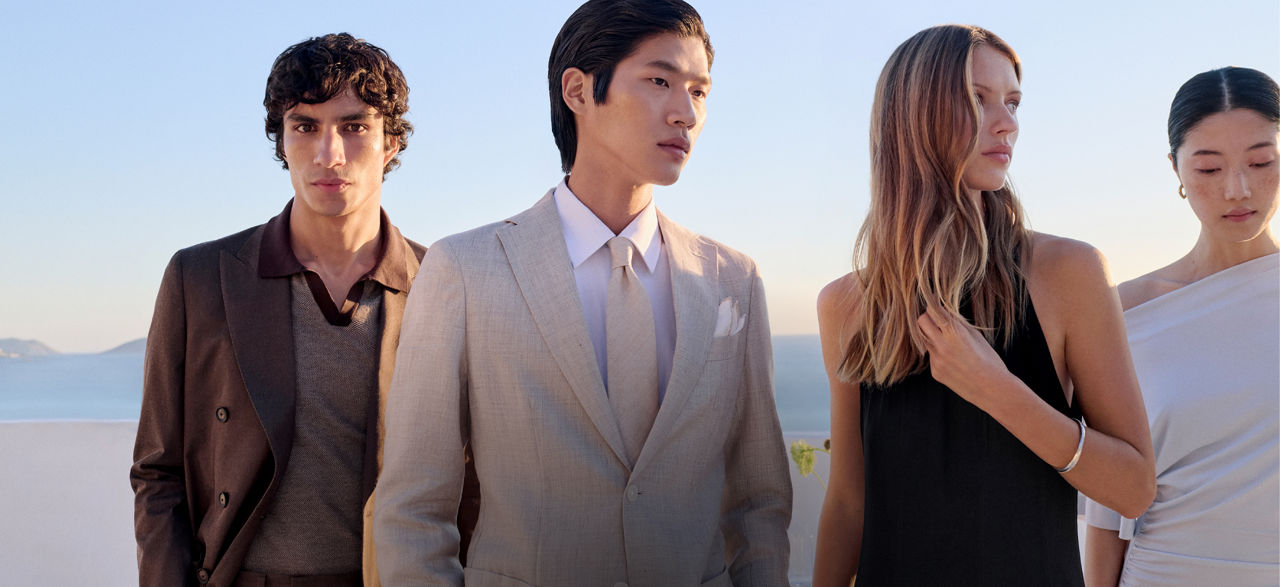 multiple models in occasion wear for member days