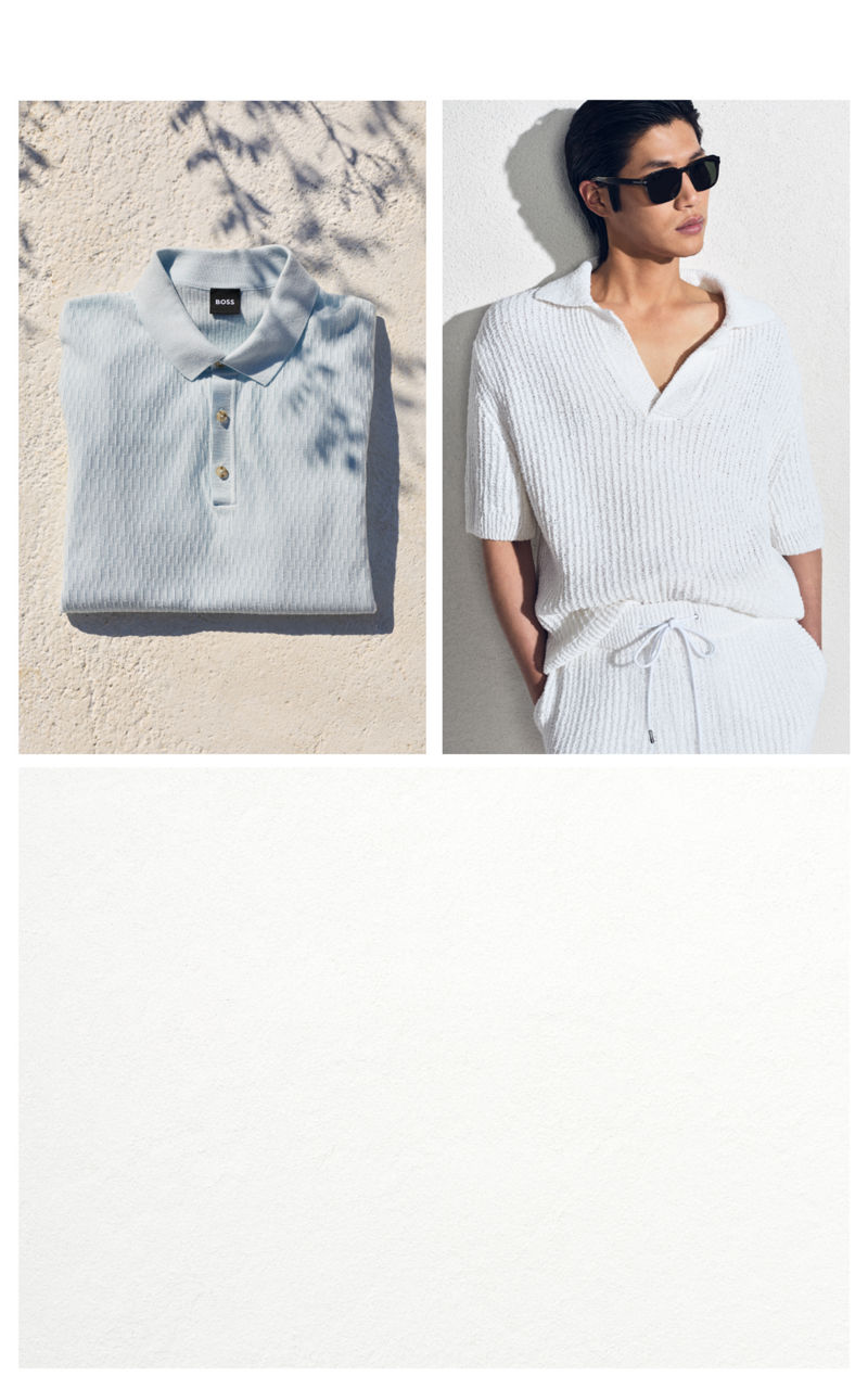 Summer knitwear for men by BOSS