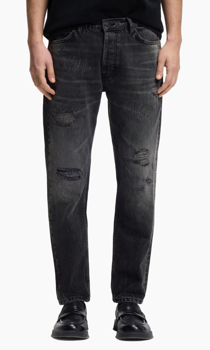 Shop HUGO BOSS tapered fit jeans