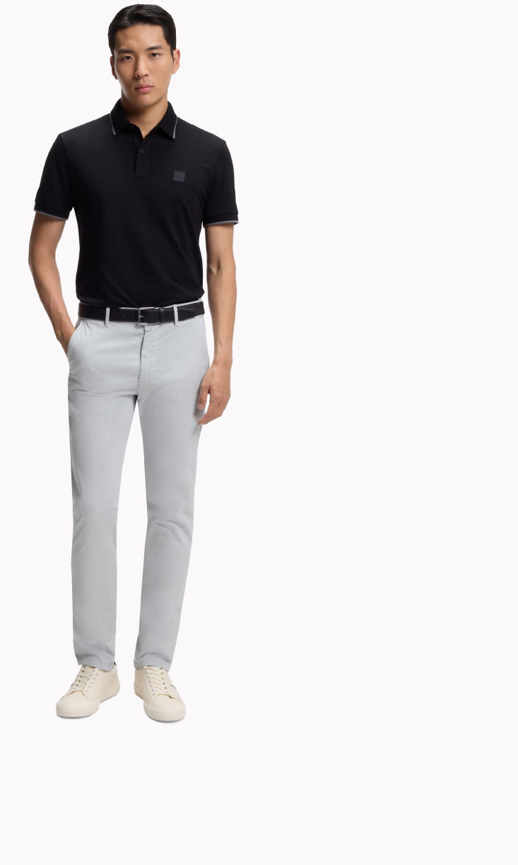 Selection of chino slim fit for men by BOSS