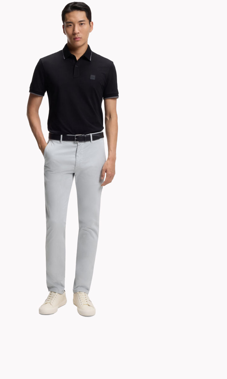 Selection of chino slim fit for men by BOSS