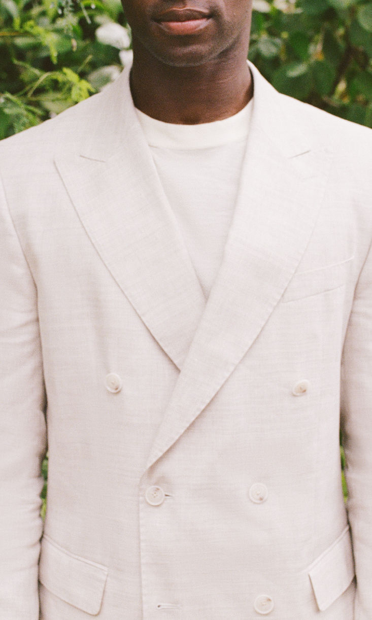 Selection of linen blazers for men by BOSS