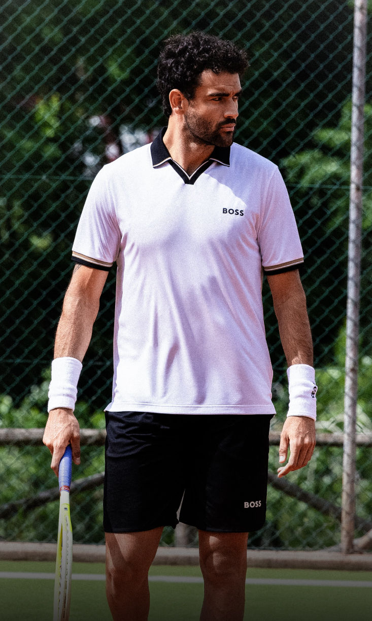 La tenue de tennis de Matteo Berrettini