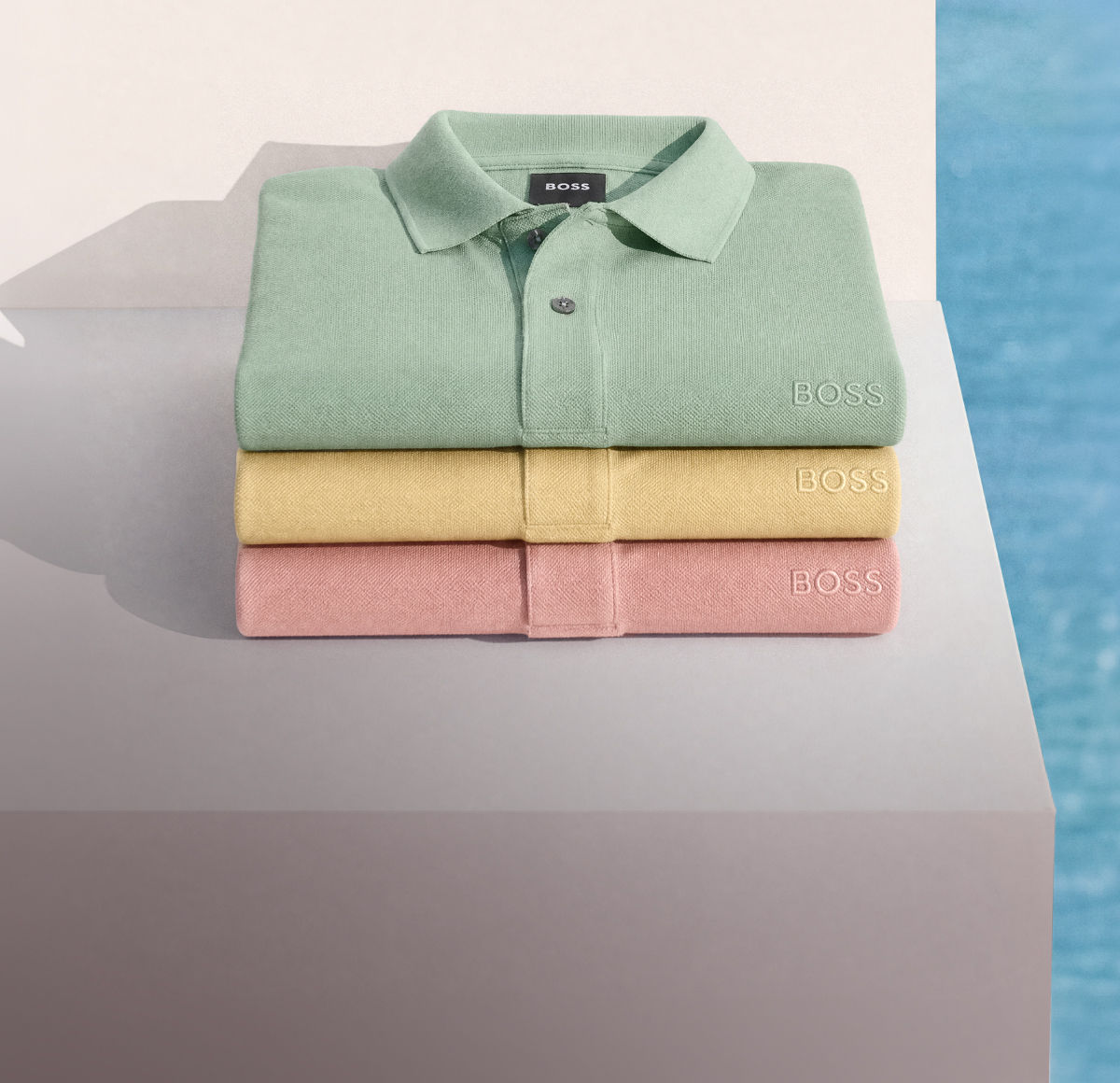 coloured polo shirts