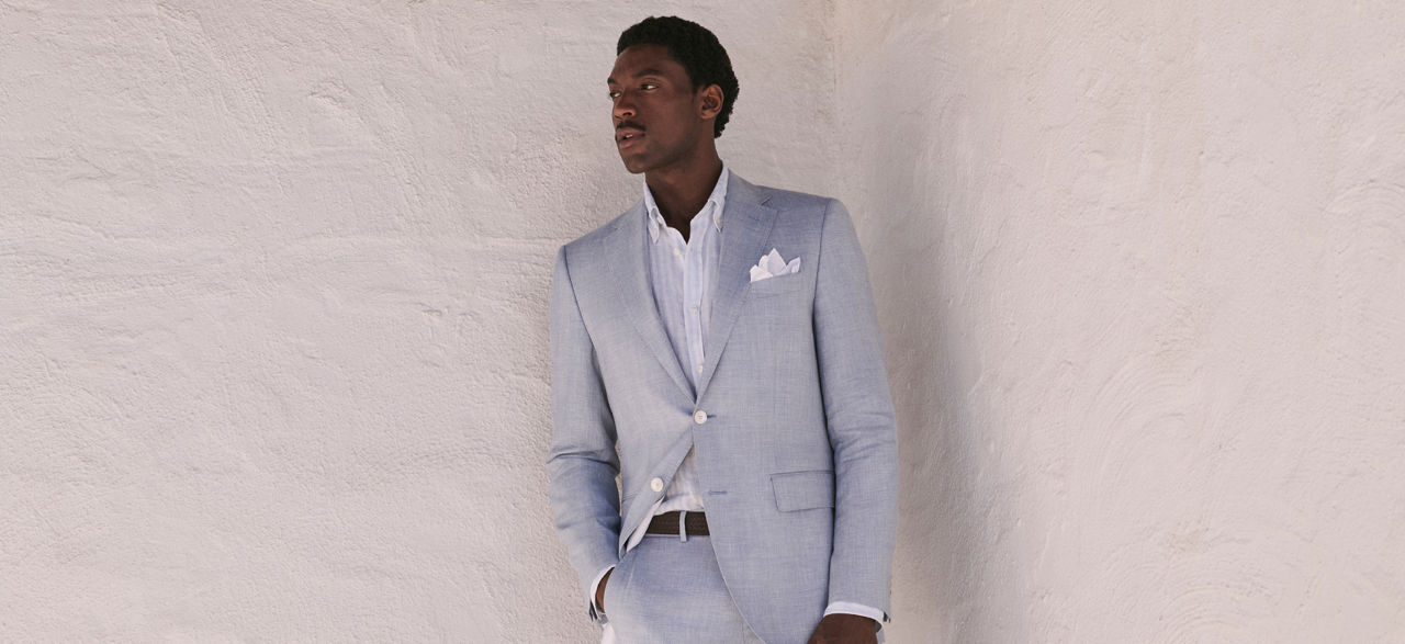 Shop BOSS summer suits for men