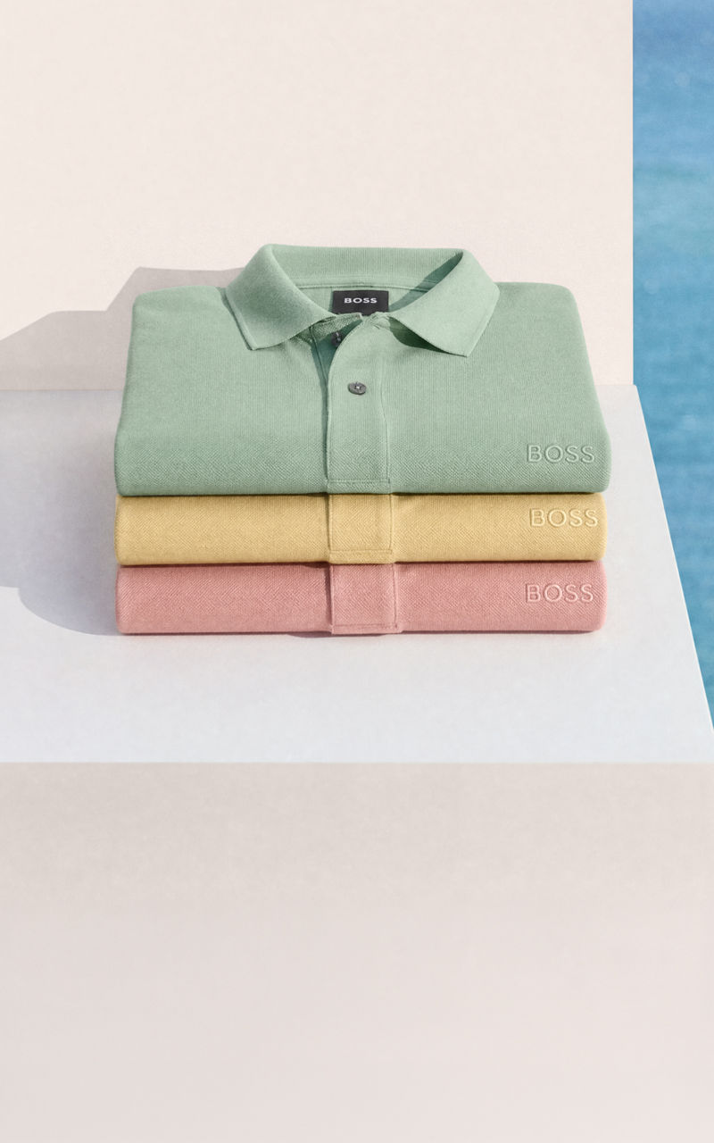 coloured polo shirts