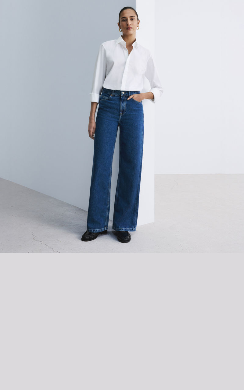 Wide Leg Denim for Women by BOSS