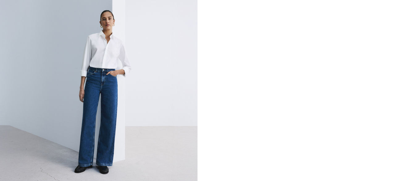 Wide Leg Denim for Women by BOSS