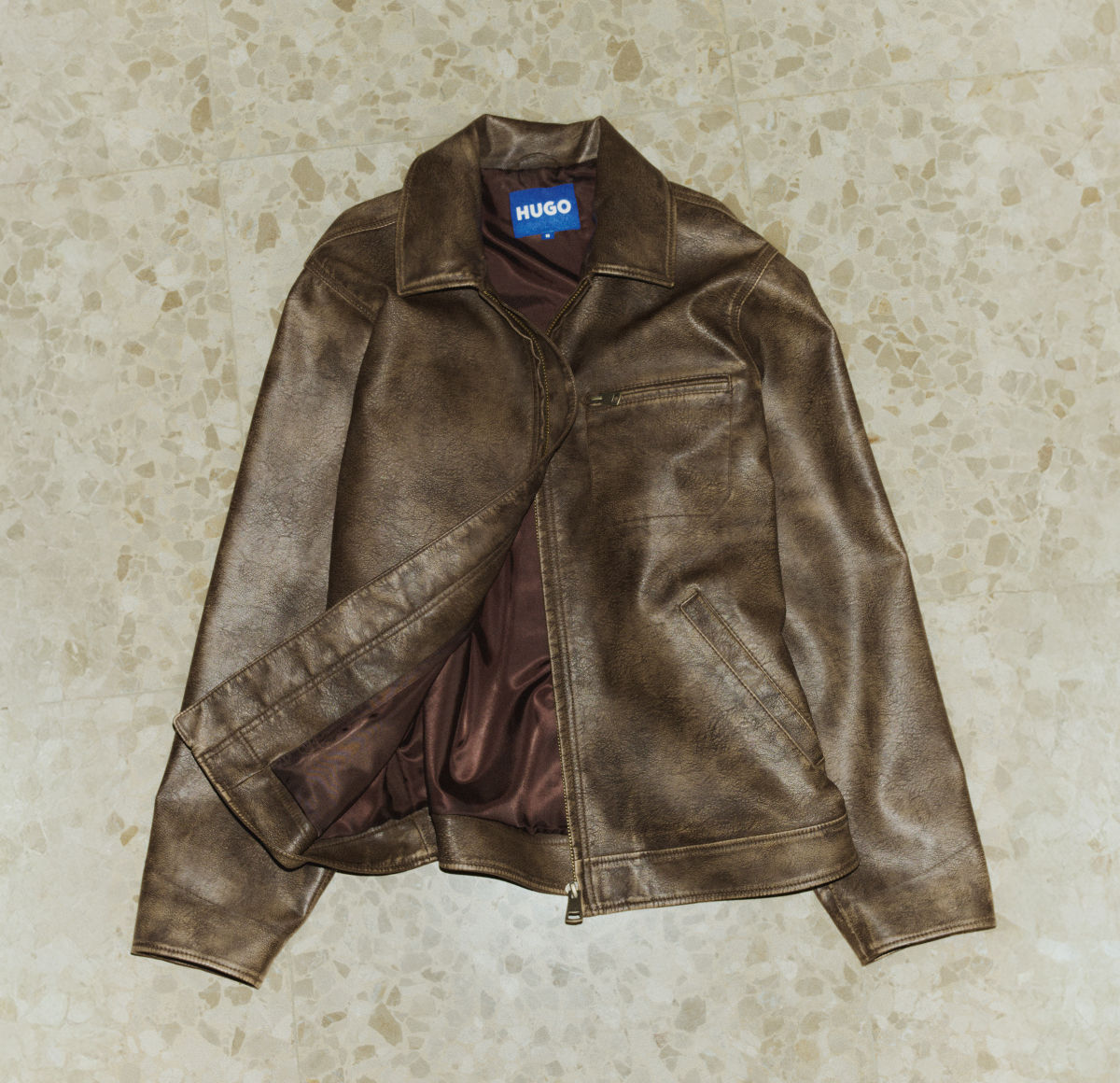 Leather Jacket for Men by HUGO