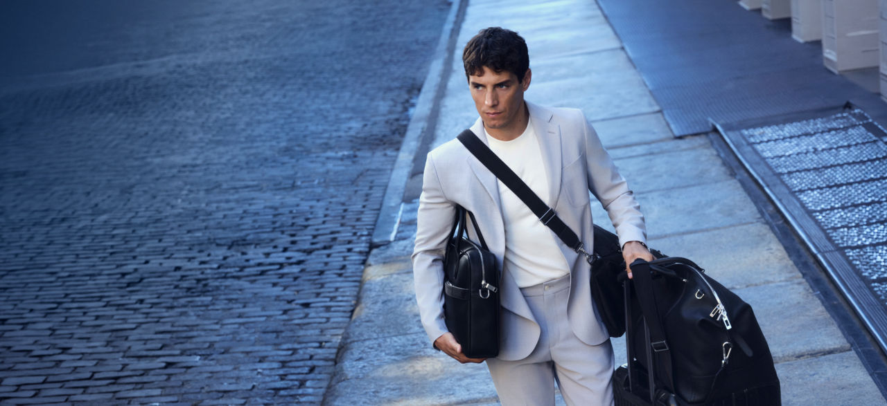 Selection of BOSS Performance suits for men