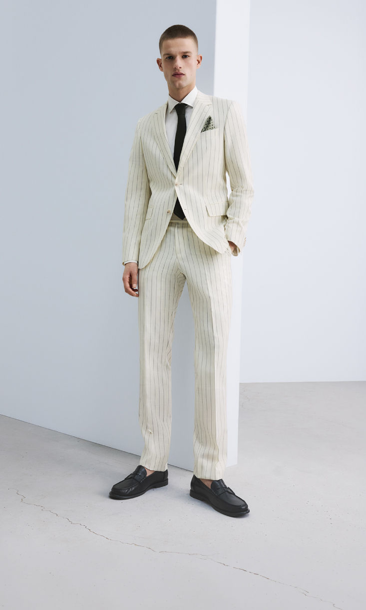 Formal and occasionwear suits selection for men by BOSS