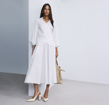 Dress look as office wear selection for women
