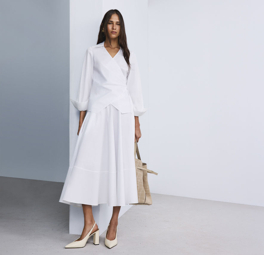 Dress look as office wear selection for women