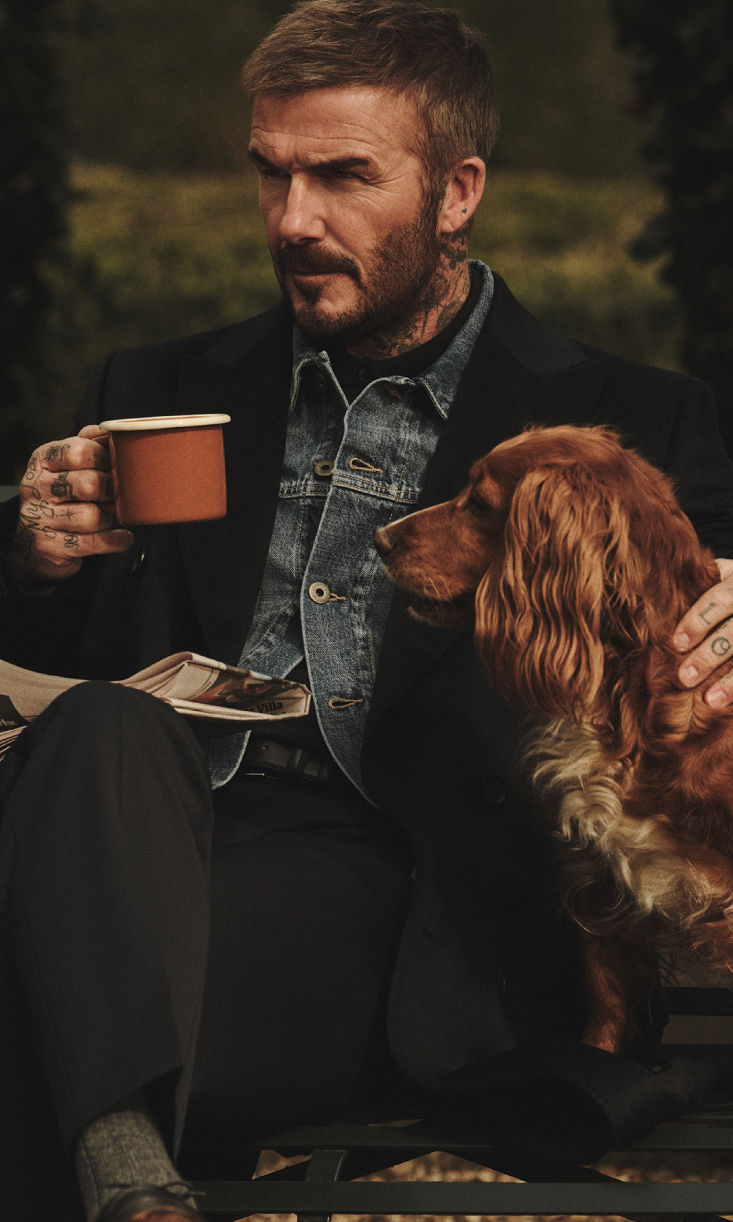 Full look from the BOSS BY BECKHAM collection