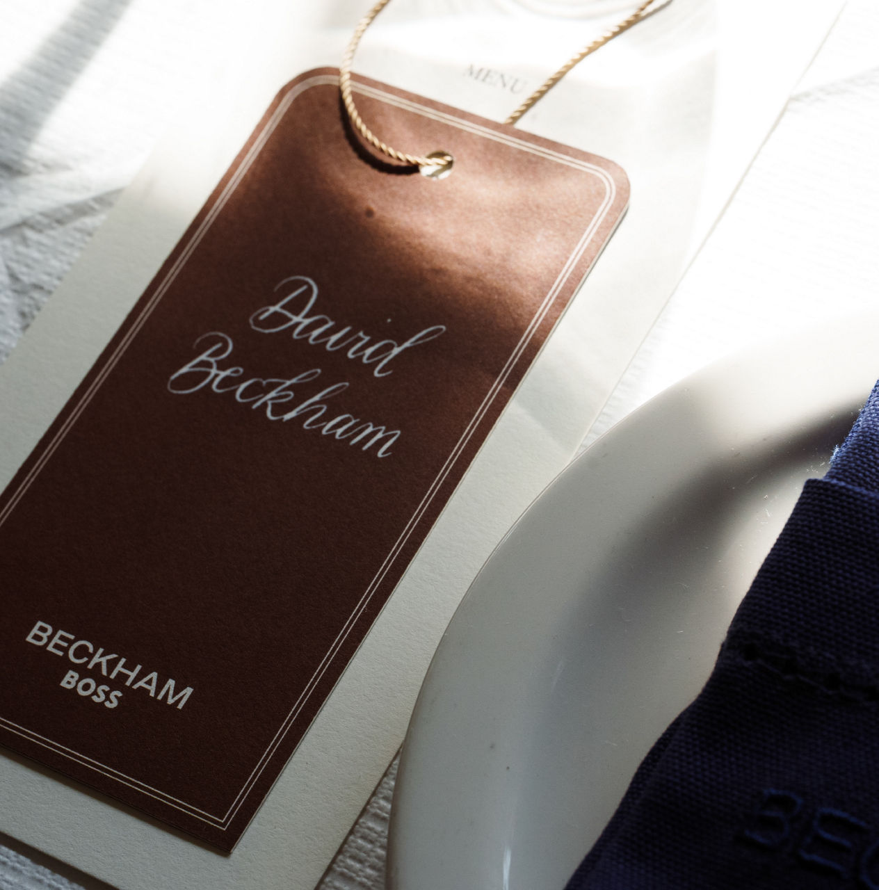 BOSS BY BECKHAM WI26 collection launch event