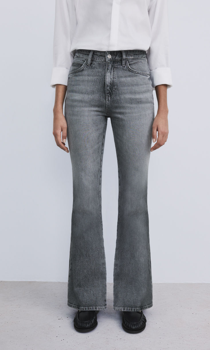 Shop HUGO BOSS flared fit jeans