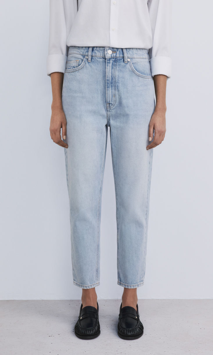 Shop HUGO BOSS mom fit jeans