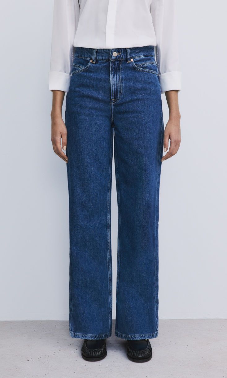 Shop HUGO BOSS wide leg jeans