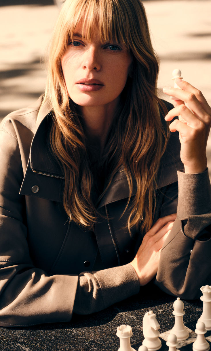 Leather Jacket for Women by BOSS