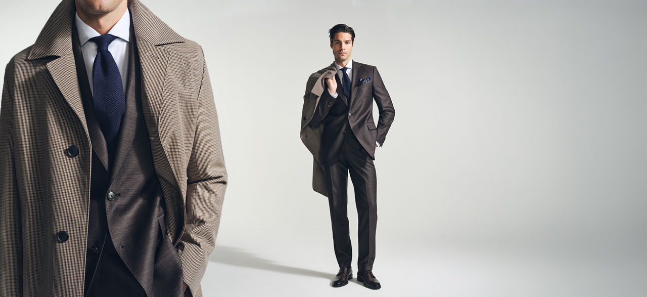 Selection of occasion and special events suits for men