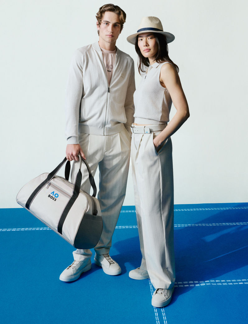 BOSS X Australian open mixed gender looks