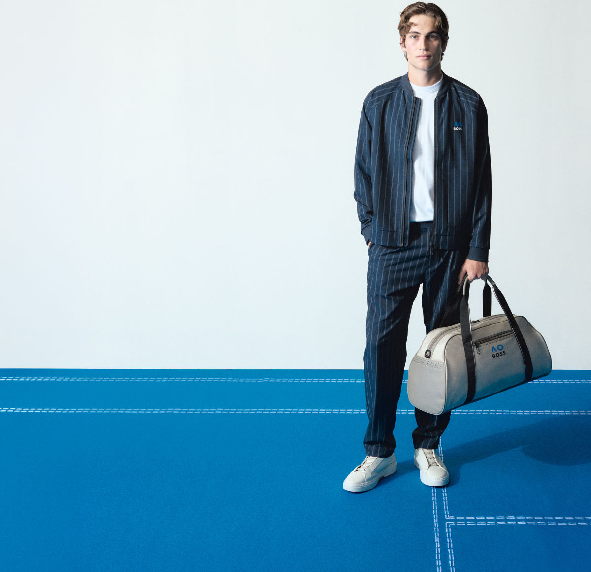 BOSS x Australian open menswear look