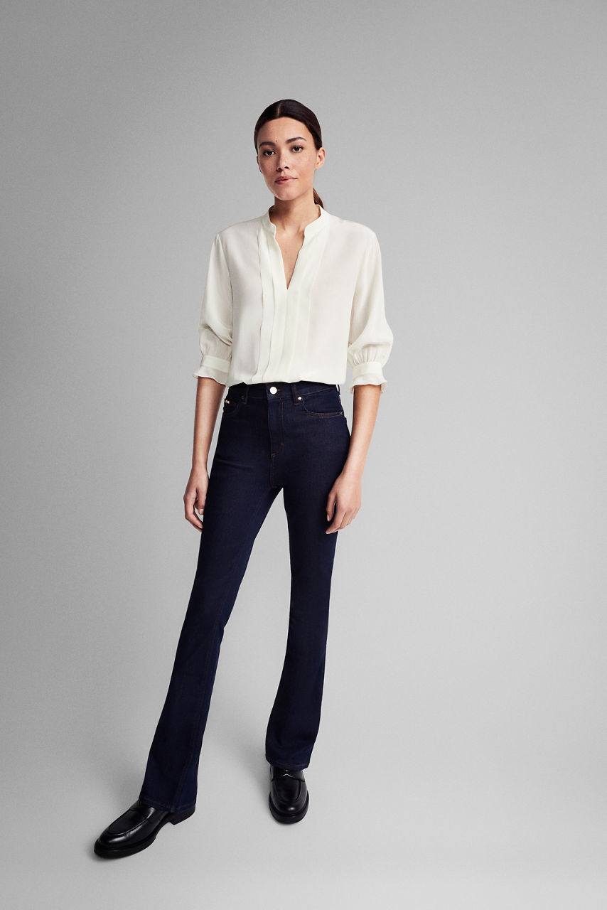 Woman wearing a blouse by BOSS