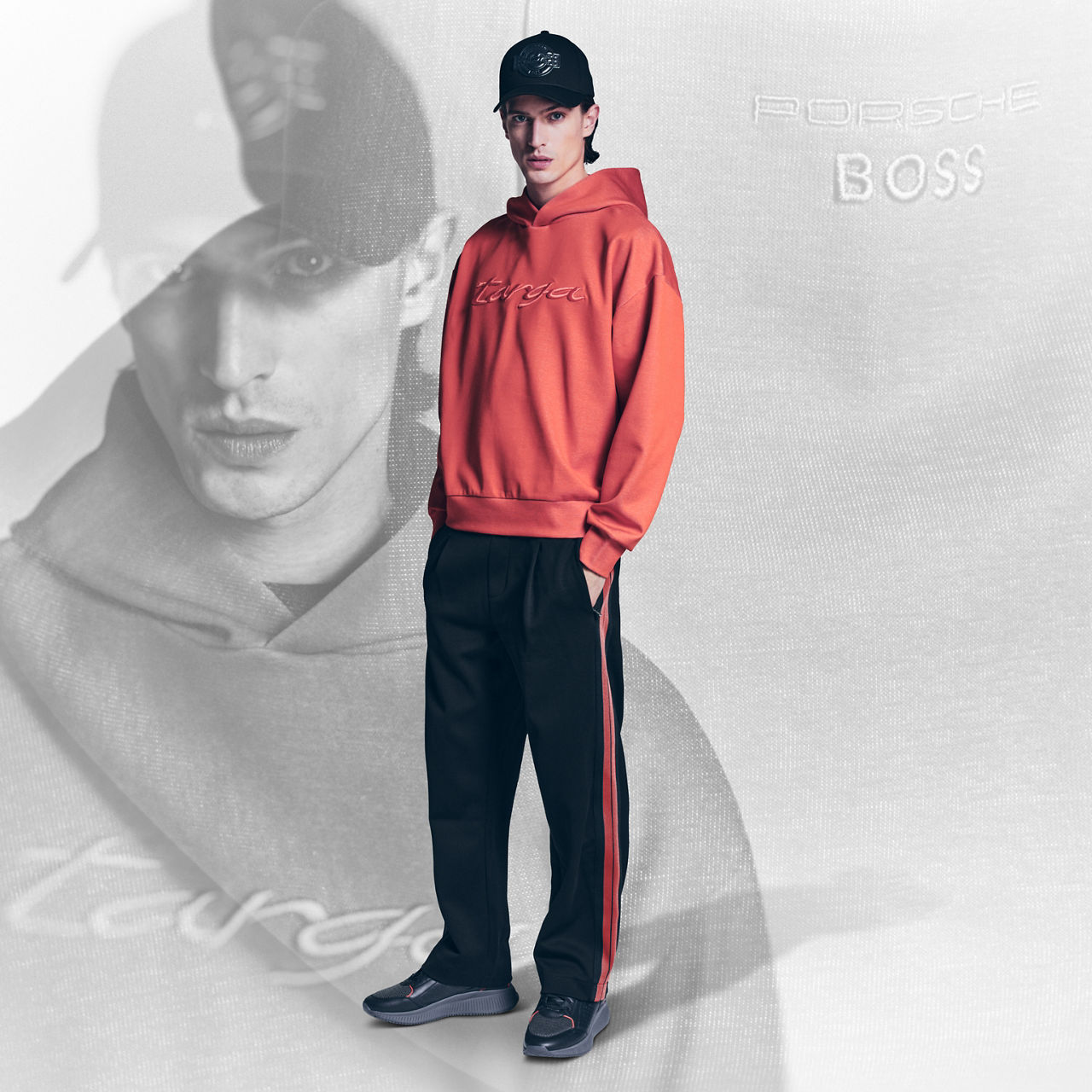 Porsche x BOSS casual look for men